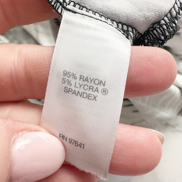 J. Jill Wearver Collection Tropical‎ Palm Leaf Short Sleeve Pullover Dress XL - Picture 5 of 8